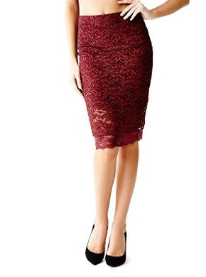 Guess lace Midi Skirt/ Woman's Designer Clothing